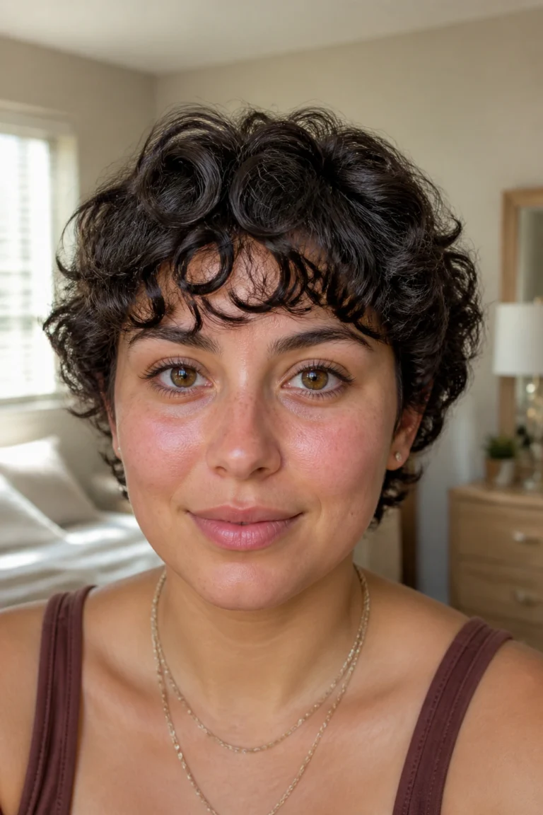 20 Curly Bang Styles for Short Hair