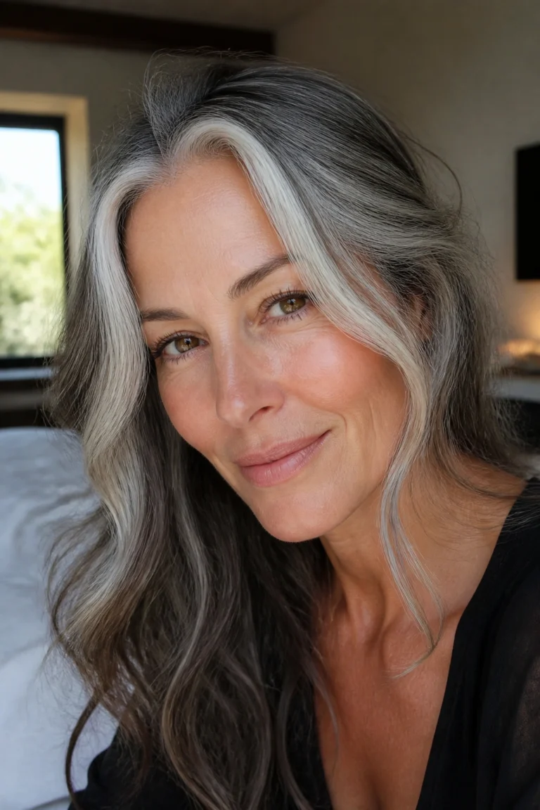 22 Salt and Pepper Hair Ideas for Women Over 50