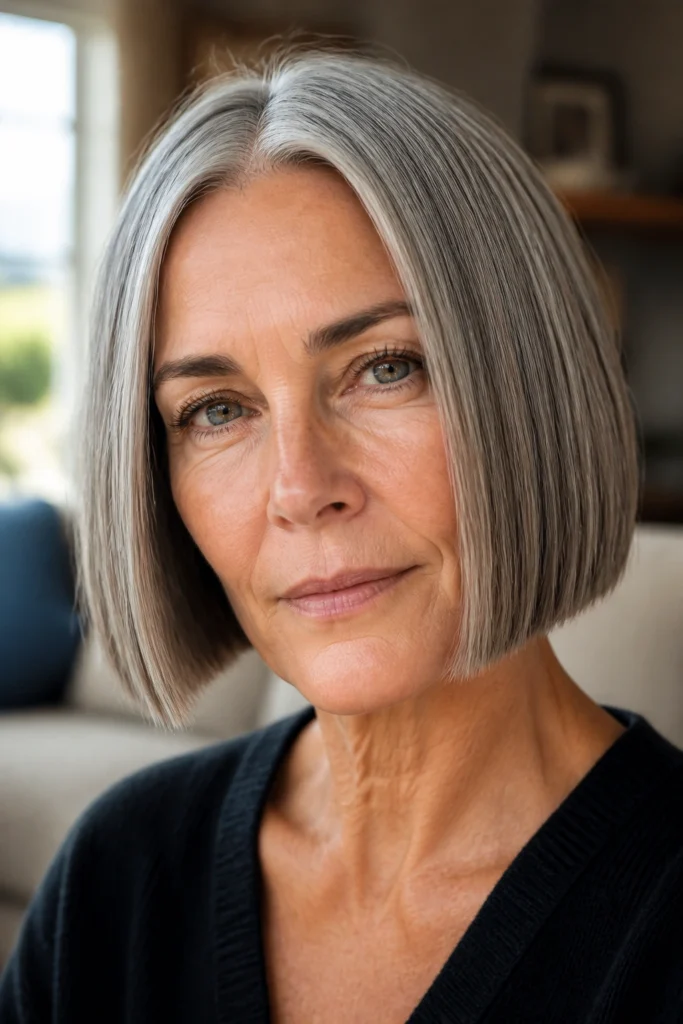22 Salt and Pepper Hairstyles for Women Over 50