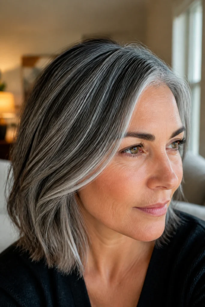 15 Salt and Pepper Hair With Highlights