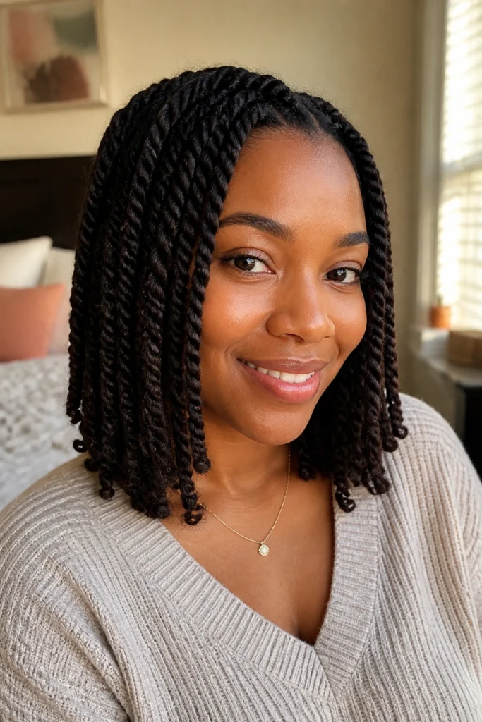 20 Two Strand Twist Styles for Natural Hair