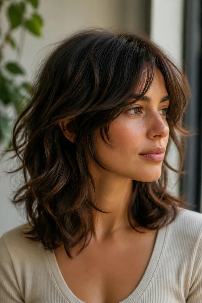 22 Wolf Cuts for Thick Wavy Hair