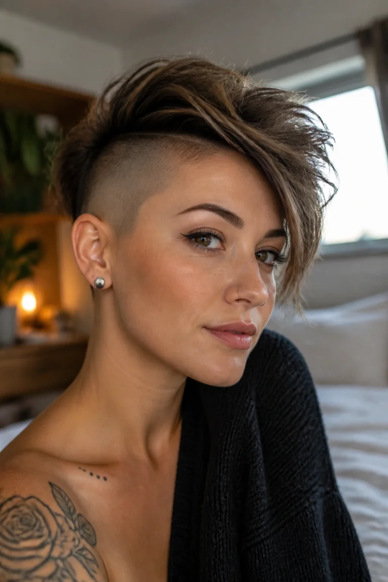 15 Shaved Pixie Cuts for an Edgy Look