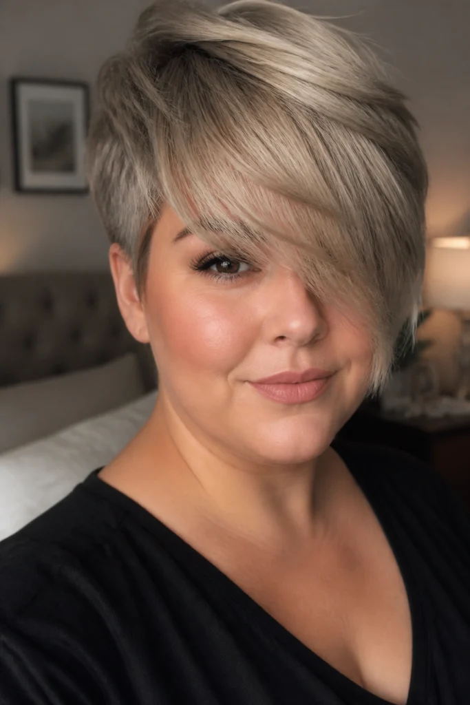 15 Pixie Cuts for Round Faces With Double Chin