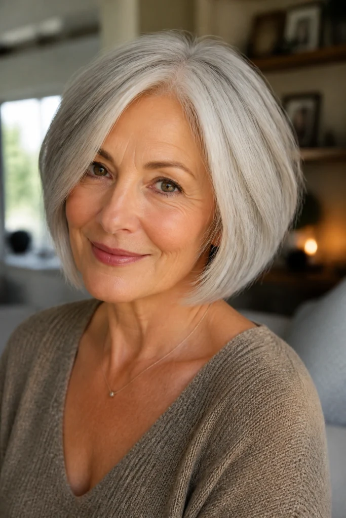 22 Gray Hairstyles for Older Women