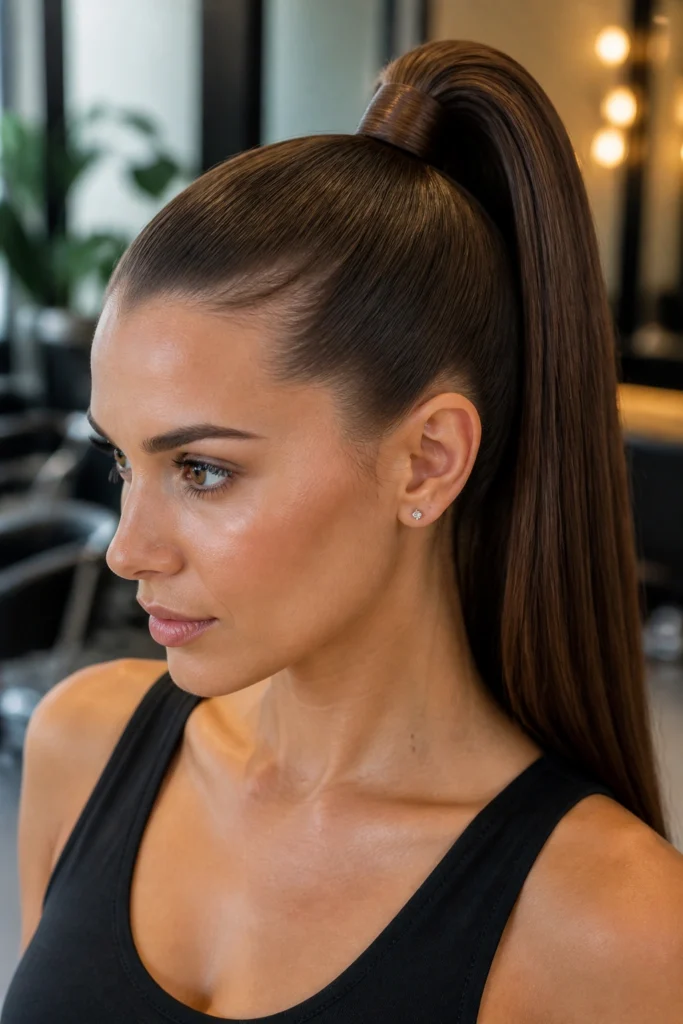 20 High Ponytail Hairstyles for Long Hair