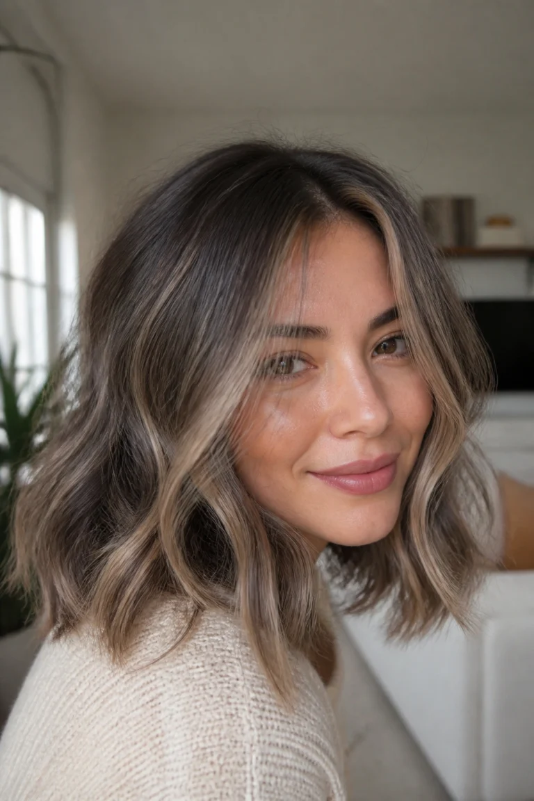 18 Ash Brown Hair Looks With Highlights and Lowlights