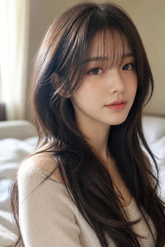 18 Korean Hairstyles for Long Hair