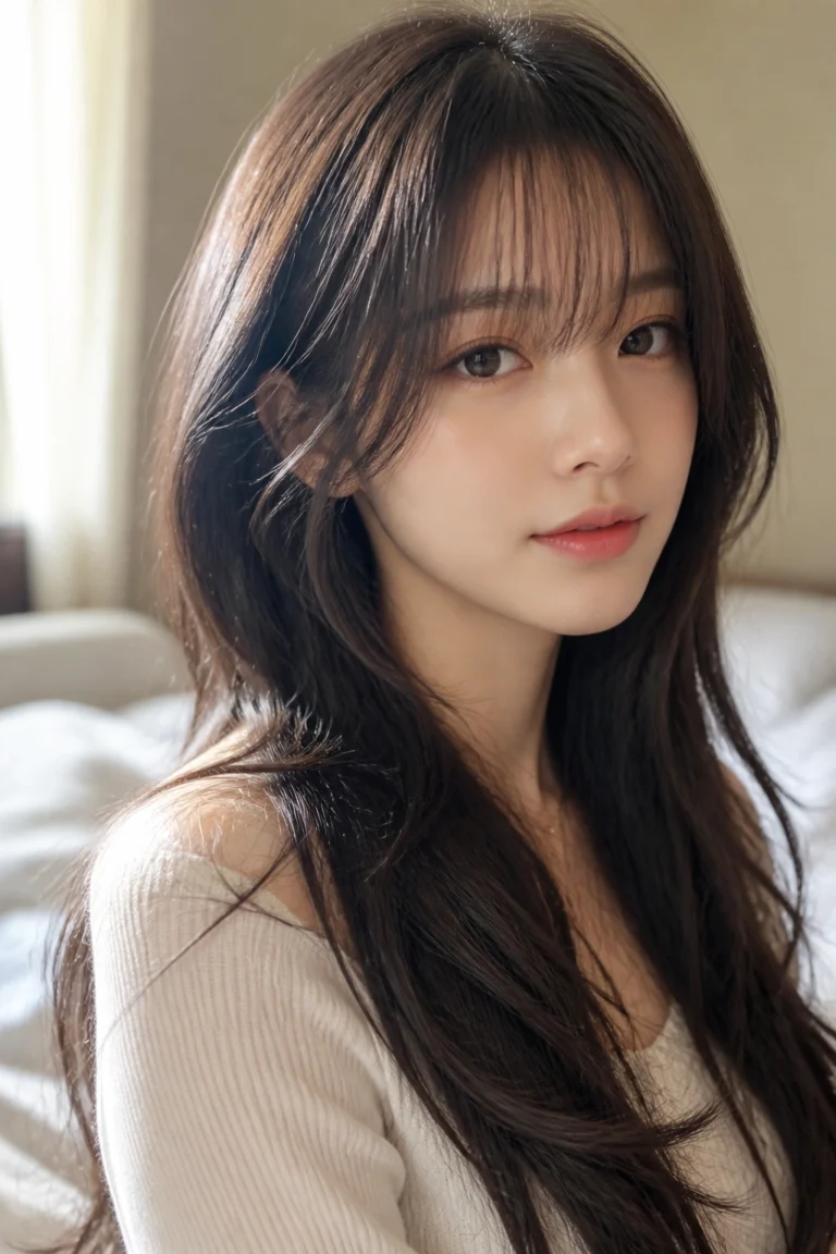 18 Korean Hairstyles for Long Hair