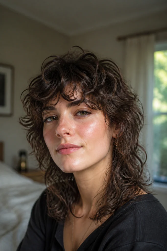 15 Wolf Shag Haircuts for Curly Hair