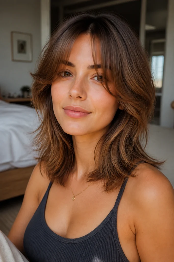 15 Shoulder Length Wolf Haircuts for Women