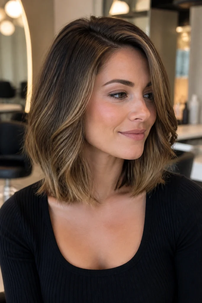 17 Medium Hairstyles for Square Face Shapes