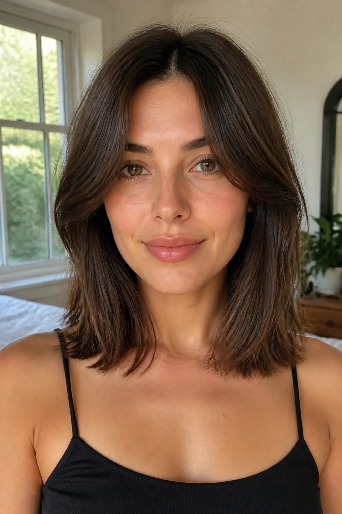 15 Long Bobs With Curtain Bangs for Women