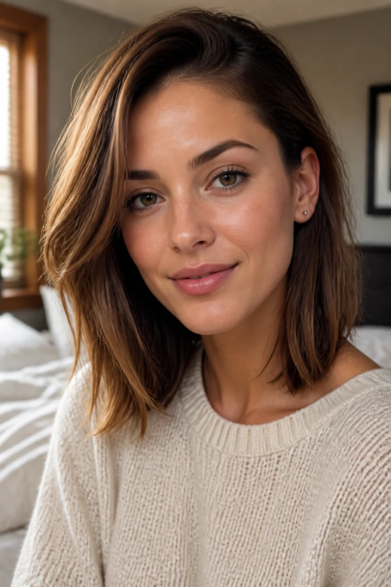 15 Shoulder Length Hair for Oval Faces