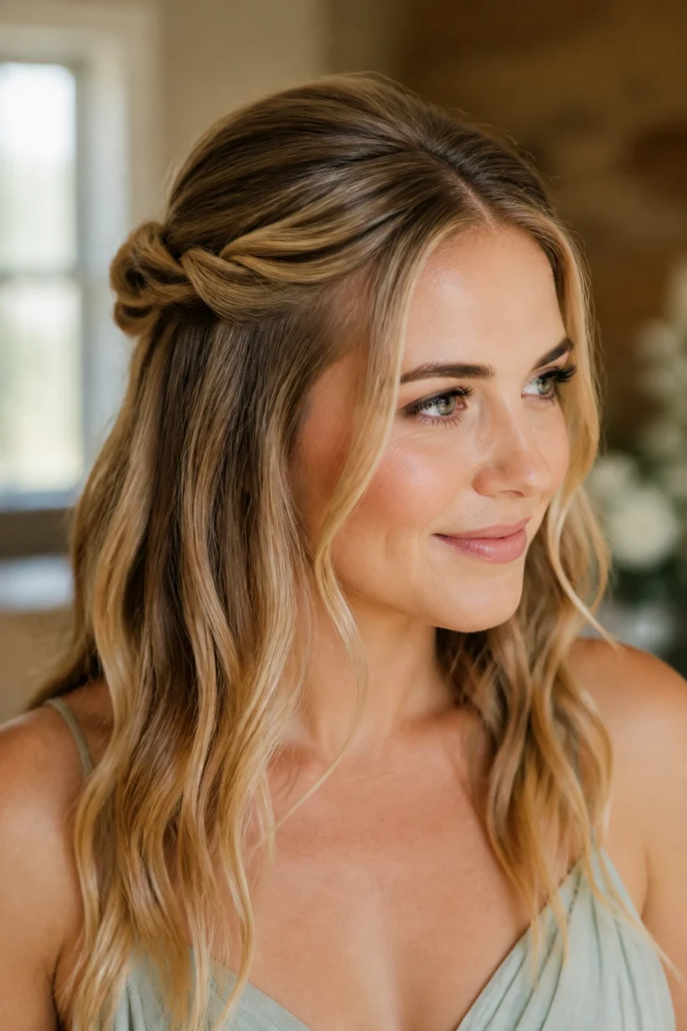 12 Half Up Half Down Bridesmaid Hairstyles