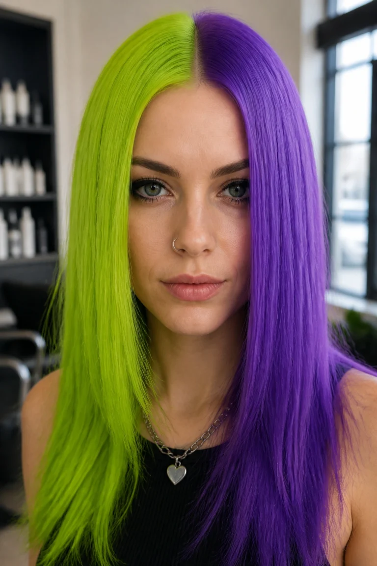15 Bold Multicolored Hair Looks for Halloween