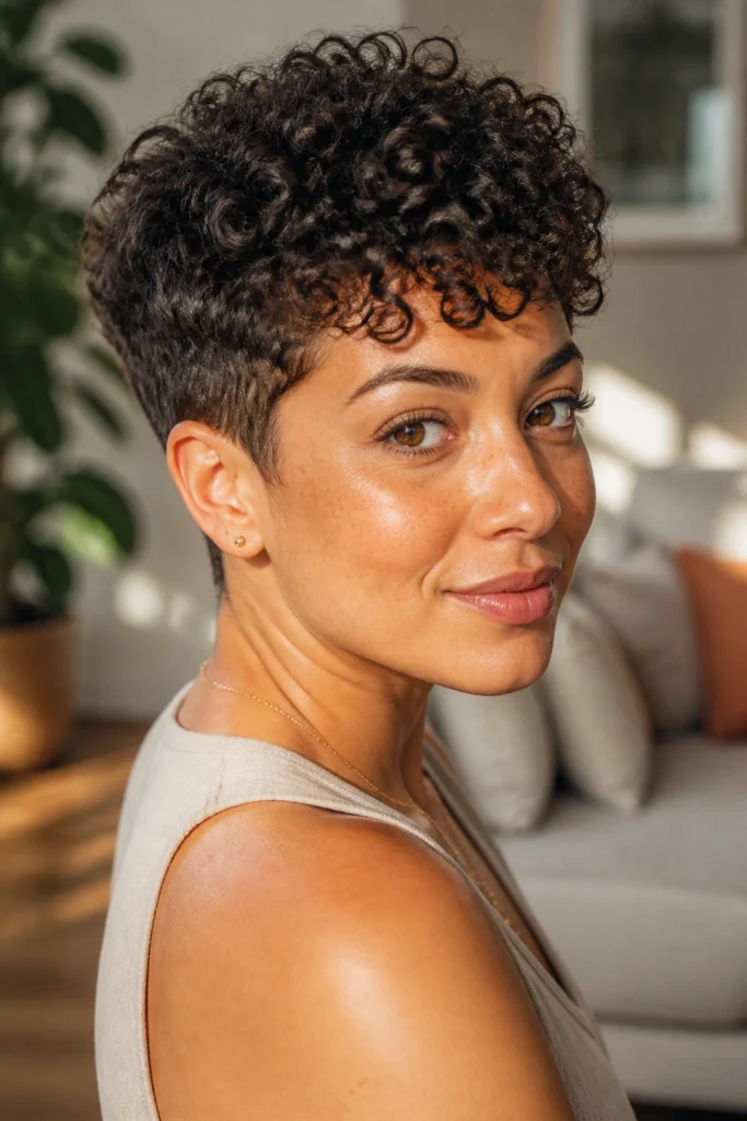 30 Short Curly Haircuts That Show Off Texture