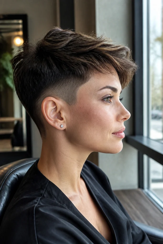 15 Shaved Undercut Pixie Cuts for Edge