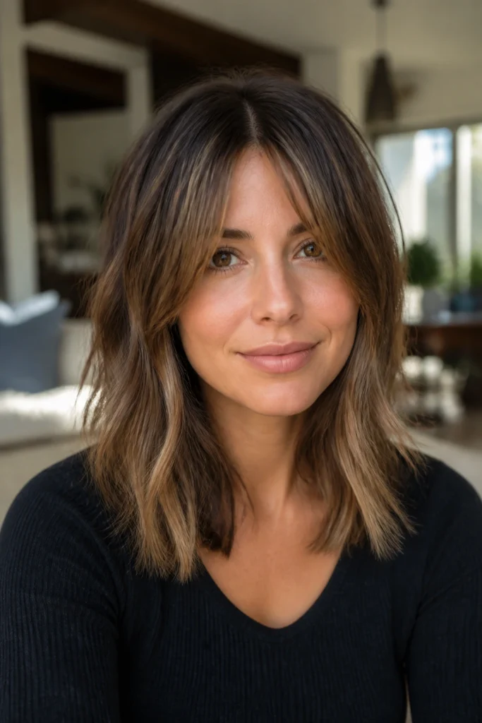 22 Bob Cuts With Bangs for Round Faces
