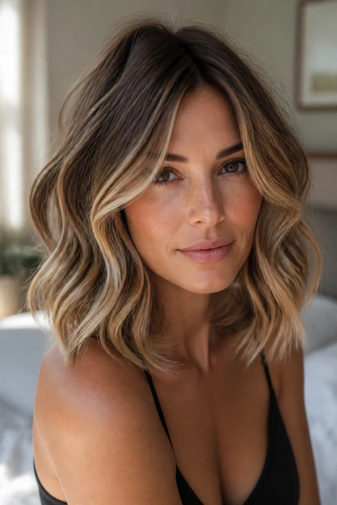 15 Textured Wavy Hairstyles for Medium Hair