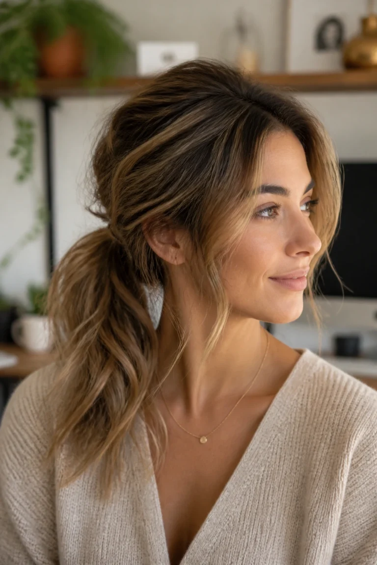 15 Low Ponytail Hairstyles for Work and School