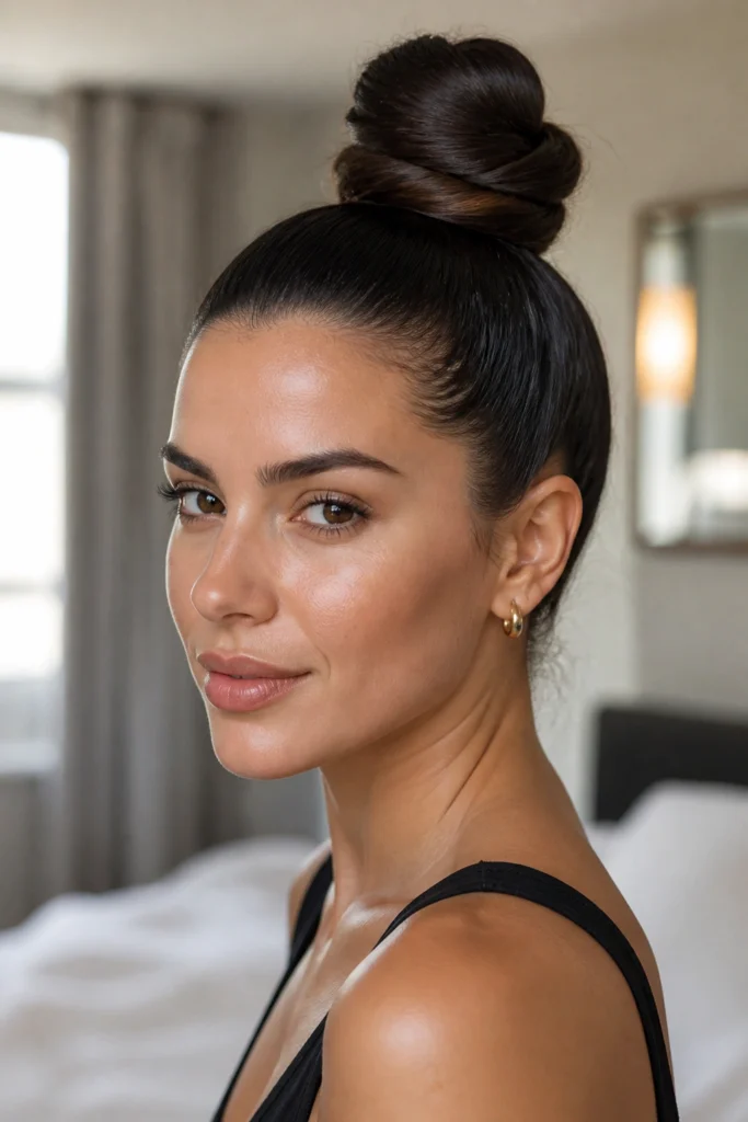 15 Top Knot Hairstyles for Long Hair