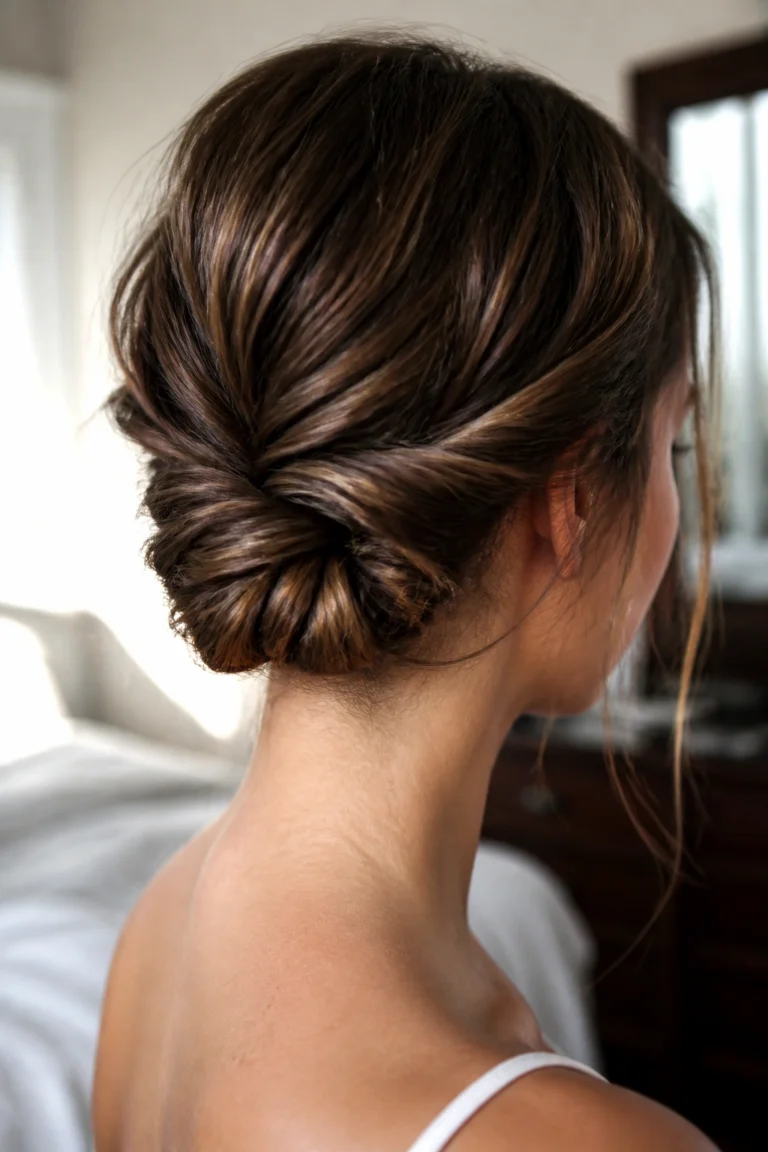 15 Messy Updos for Short Hair Women