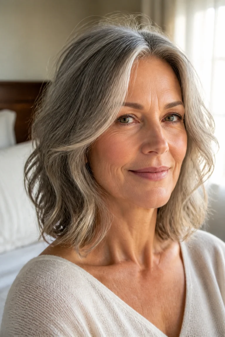 35 Medium Length Hairstyles for Women Over 60