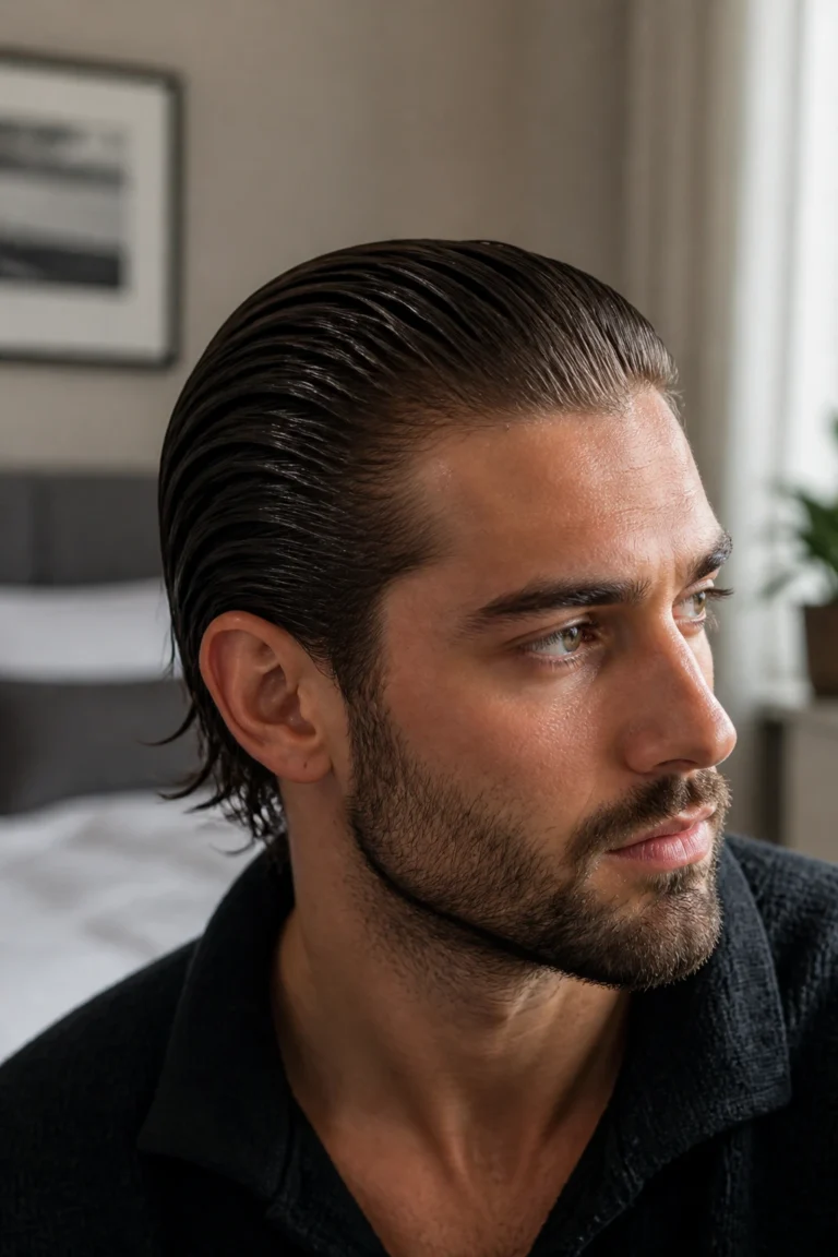 18 Slicked Back Hairstyles for Long Hair
