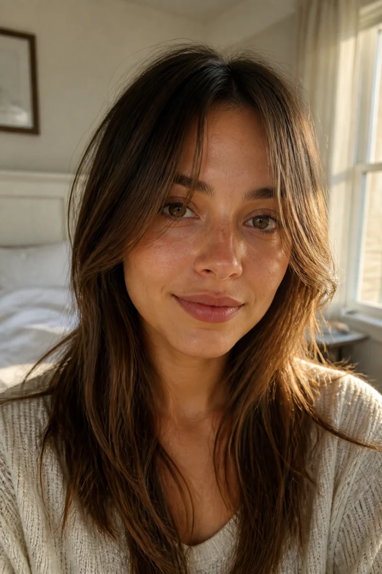 18 Soft Bang Styles for a Gentle Look