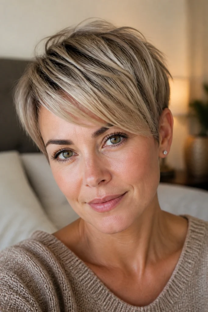18 Short Hairstyles for Big Foreheads